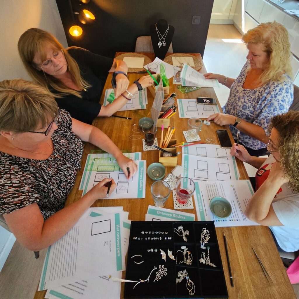 Een workshop in Huizen, ter ere van een vrijgezellenfeest